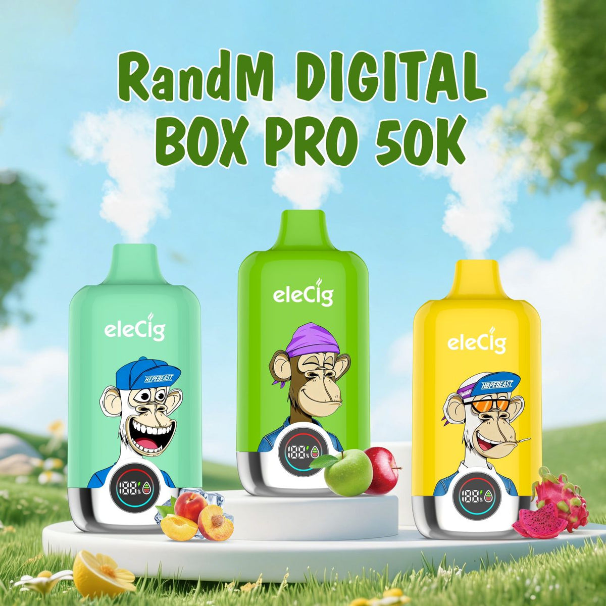 Elecig RandM Digital Box Pro 50k Dr Blue (2%/50.000puffs)